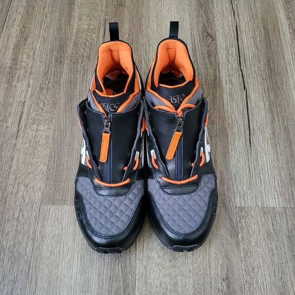 Asics Shoes Asics Tiger Gellyte Mt Black White Orange Mens Running Shoes Size 5 1191a143 Poshmark